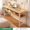 Mesa Retangular Longa para Sala de Estudo, Sala de Estar, Uso Doméstico, com Pés de Madeira Maciça, Mesa Longa Grande, Bancada