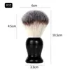 Pincel de Espuma para Barba Masculina Pincel Manual para Creme de Barbear Pincel Facial Escova de Limpeza para Cabelo Fabricante Venda Direta Pode Ser Personalizado