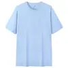 Camiseta de Manga Curta Algodão Mercerizado com Toque Gelado de Amônia Líquida 220g, Camiseta de Seda Gelo para Homens, Sensação de Luxo Leve de Alta Qualidade, Novo Modelo 2026