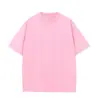 Camiseta masculina básica de manga curta, algodão puro, peso pesado, marca moderna, tamanho europeu, ombro caído, gola redonda, tamanho americano para exportação, oversized