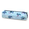 Estuche de Poliéster Estampado Completo Puntada Transfronteriza Portátil Simple Caja de Papelería Fábrica de Estuches Personalizados Venta al por Mayor Caliente