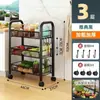 Prateleira de Carrinho Pequeno para Armazenamento no Atacado para Cozinha, Quarto, Organizador de Lanches para Bebês de Várias Camadas, Armazenamento Móvel para Banheiro