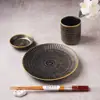 Vajilla Creativa de Cerámica, Platos de Cocina Kaiseki Japonesa, Platos para Condimentos de Encimera, Vasos de Agua, Ceniceros, Varios Juegos Retro para Presentación de Barbacoa