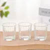 Portavelas transparente personalizado con portavelas en relieve de puntos de cuentas, varios diseños y tazas rayadas, decoración de ambiente romántico, taza vacía para aromaterapia