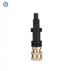 Pistola de Agua para Lavadora de Coches de Plástico Negro de Alta Presión Adaptador de Cable Externo G1/4 Adecuada para Karcher, Yili, Bosch y Otras Marcas