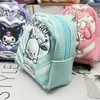 Bolsa de Monedas Inflable de Dibujos Animados Linda Kuromi Cinnamoroll My Melody Bolsa de Almacenamiento de Monedas para Auriculares con Llavero