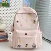 Mochila Ligera con Dibujos Animados para Estudiantes Universitarias, Mochila Artística Estilo Mori, Mochila Casual de Gran Capacidad para el Trabajo