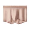 Roupa Íntima Masculina de Seda de Gelo Calça Masculina Sem Marcas Bacteriostática Shorts Boxer com Sensação de Gelo Roupa Íntima Fina de Secagem Rápida Boxer Leve