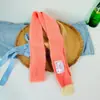 Guantes de Punto con Pelo de Conejo para Pantalla Táctil, Muñeca Larga, Estilo Coreano Nuevo, Otoño e Invierno, Cálidos, Color Fresco, Bufanda Pequeña, Combinan con Todo