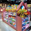 Armários de Ilha Personalizados, Expositores de Doces para Supermercados, Prateleiras Promocionais para Lojas de Conveniência de Lanches, Expositores de Doces para Venda Transfronteiriça