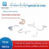 Gancho de mola de estoque de fábrica gancho de aço inoxidável galvanizado gancho de metal gancho de ferro gancho de tecido