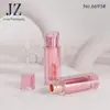 Pedido Jinze: Tapa Redonda Botella Cuadrada Irregular, Tubo de Brillo Labial, Tubo de Color Labial, Material de Empaque Tubo Vacío de Plástico