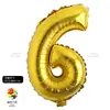 Globo Alfanumérico Mediano Dorado y Plateado de 32 pulgadas Decoración de Cumpleaños Papel de Aluminio Fiesta de Bodas Set de Película de Aluminio Arreglo Globo