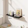 Estante de Pared Oculto de Una Sola Línea Estantería para Libros Colgante de Pared para Sala de Estar Estante Colgante de Pared para Dormitorio
