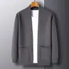 Suéter Engrosado para Hombre Otoño e Invierno 2026, Camisa de Punto Cálida Casual de Manga Larga, Suéter de Papá, Envío Directo de Una Pieza