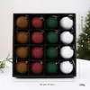 Novas bolas de Natal vintage da Amazon 6/8cm conjunto de plástico Enfeites de bola de Natal Decorações de Natal Bolas para pendurar