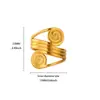 Anillo Geométrico de Línea de Acero Inoxidable Nuevo de Venta Caliente Transfronterizo Europeo y Americano para Mujer Abierto Nicho Elegante Simple Moda