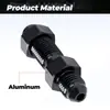 Piezas de Modificación de Automóviles Conector de Conversión Macho-Hembra de Aleación de Aluminio de 0 grados 90 grados Adaptador de Conector Enfriado por Aceite An4-An12
