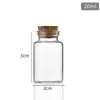 30 Botellas de Vidrio con Tapón de Corcho para Té de Flores, Dispensador de Pastillas, Varillas de Incienso y Botellas de Mensajes para Deseos