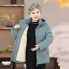 Conjunto de Ropa de Invierno para Abuela con Felpa Gruesa Ropa de Algodón Set 2026 Otoño Invierno Nuevo Estilo Nuevo Estilo Chino Personas Mayores Estilo Nacional Chaqueta Acolchada de Algodón Abrigo