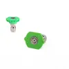 Accesorios para pistola pulverizadora de hidrolimpiadora cinco colores 1/4 boquilla de inserción rápida boquilla de alta presión boquilla de inserción rápida de acero inoxidable cinco colores