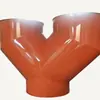 Divisor de Conducto de Aire de Tres Vías para Minería, Dispositivo de Ventilación de Conmutación Automática Anti-Retorno Subterráneo, Divisor de Doble Ventilador Tipo Y