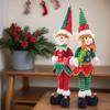 Tecido Novo Transfronteiriço 2026 Boneco Elfo em Pé Presente de Festa de Natal Decoração Suprimentos para Bonecas Ornamento