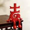 Decoración de escritorio creativa de Año Nuevo, letrero de carácter auspicioso, fortuna, prosperidad, felicidad, riqueza, tridimensional móvil de impresión 3D, el más vendido