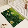Alfombrilla para pies de sala de estar Hogar Baño Antideslizante Secado Rápido Alfombrilla de Piso Cojín de Pintura al Óleo Alfombra Alfombrilla para inodoro de dormitorio Puerta Absorbente