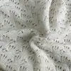 Moda Hueco Pesado Crochet Tejido de Malla Algodón Puro Chaleco Sombrero Bolsa Tela Material de Diseñador