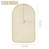 Placa de Arranhar para Gatos de Sisal, Resistente ao Desgaste e que Não Solta Fiapos, Placa Vertical de Arranhar para Gatos Montada na Parede, Alívio do Tédio para Gatos, Brinquedo para Afiar as Garras, Protetor de Sofá