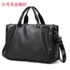Bolsa Masculina de Pele de Ovelha Trançada Couro Genuíno Bolsa Masculina de Negócios Couro de Vaca Macio Casual Ombro Transversal Pasta Grande Capacidade
