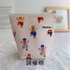 Versión coreana de bolsa cosmética de algodón con estampado floral de frutas para animales pequeños, bolsa de almacenamiento de cosméticos para lápiz labial, fabricantes al por mayor