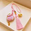 Colgantes de Brocado de la Dinastía Song Hechos Completamente a Mano, Colgantes para Coche, Llaveros, Accesorios para Teléfono y Bolsos, Amuletos de Paz, Decoraciones de Bolsas de Dinero, Venta al por Mayor