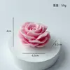 Vela Perfumada Estilo Ins Flor de Rosa y Peonía Cera de Soja Sin Humo Recuerdo de Boda Vela Perfumada