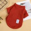 Fábrica de Tejidos Dalong Ropa para Gato Primavera y Otoño a Cuadros Suéter para Mascota de Dos Patas Cachorro Tejido Chaqueta