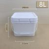 Cubo de plástico sellado con tapa, apto para uso alimentario, para salsa y pintura, de 1/5/10/20 kg de grosor.
