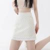 Falda de Lunares para Mujer 2025 Nueva Primavera y Verano Cintura Alta Petite Súper Moderna Elegante Encaje Línea A Bodycon Corta