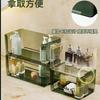 Caja de Mascarillas Apilable Caja de Almacenamiento de Lápiz Labial para el Cuidado de la Piel de Lujo Ligero Abierta Estante de Almacenamiento para Tocador Caja de Almacenamiento de Cosméticos