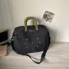Bolsa de Viaje Expandible con Bordado de Lazo Bolso de Mano de Alto Valor para Yoga Fitness Bolsa de Almacenamiento para Salidas Escolares de Estudiantes