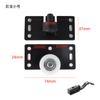 Rueda para puerta corredera de armario, deslizador, riel para puerta corredera, superior e inferior, accesorios, guía, polea, colgador de puerta, accesorios para puerta