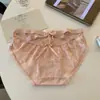 Bell~Calzones Sexys de Satín para Mujer, de Tiro Bajo, Encaje de Puro Deseo, Transpirables, Huecos, Tentadores, Antibacterianos para Niñas