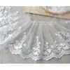 Largura 15cm Renda de Algodão Bordada em Renda de Malha Estilo Japonês e Coreano Acessórios Artesanais DIY Roupa Saia para Boneca Barbie Roupa Infantil Renda