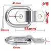 Anel de Puxar para Contêiner Gancho de Piso Pequeno Anel de Puxar de Ferro Anel D Galvanizado Fivela Semicircular Fixa Anel de Ferro Espessado
