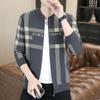 Explosão de geração de comércio exterior transfronteiriço tendência da moda masculina [novo] suéter cardigan outono e inverno casaco suéter masculino