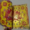 26x26cm, un Paquete de 30 Hojas de Papel de Lámina Dorada, Daifuku Dorado, Navegación Exitosa, Loto Dorado, Cinco Dioses de la Riqueza, Paz y Prosperidad