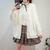 Cárdigan suéter jk para mujer, lindo y dulce, estilo japonés, delgado para primavera y otoño, estilo preppy, estilo relajado, holgado, ropa exterior de invierno