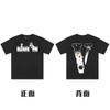 En stock Vlone High Street Big V Mariposa Letra Calavera Esqueleto Limitado Big V Colección Casual Camiseta de Manga Corta para Hombres y Mujeres