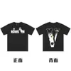 En stock Vlone High Street Big V Mariposa Letra Calavera Esqueleto Limitado Big V Colección Casual Camiseta de Manga Corta para Hombres y Mujeres