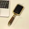 Peine Especial para Mujeres Mayores con Cojín de Aire, Bolsa de Aire Esponjosa, Peine de Masaje para Cabello Rizado, Cabello Largo, Curva Grande, Pibs, Dormitorio Estudiantil